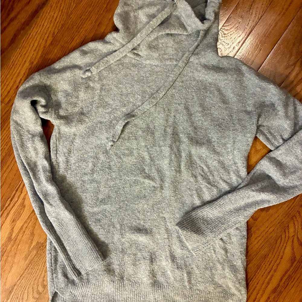 Elegant Gray Women's Cowl Neck Sweater
